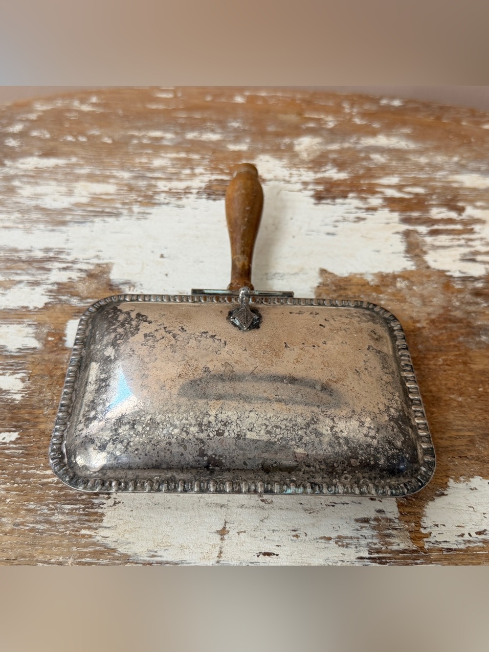 Sheffield Antique Silver Crumb Catcher